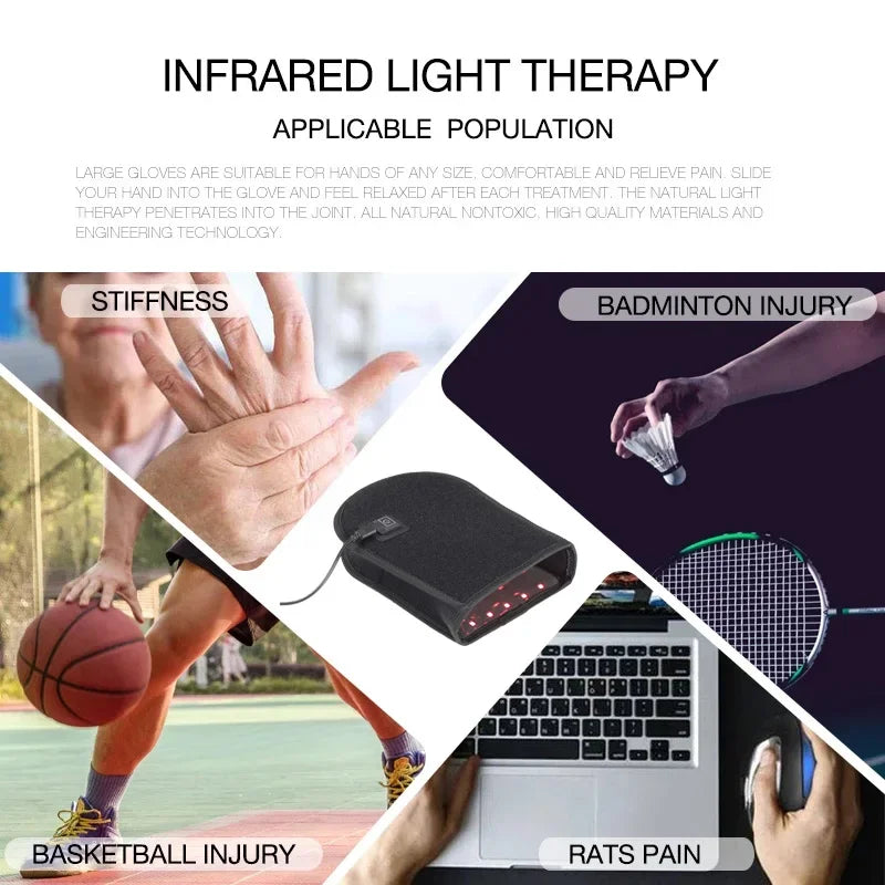 Healing Light Therapy Glove for Hand Discomfort Relief