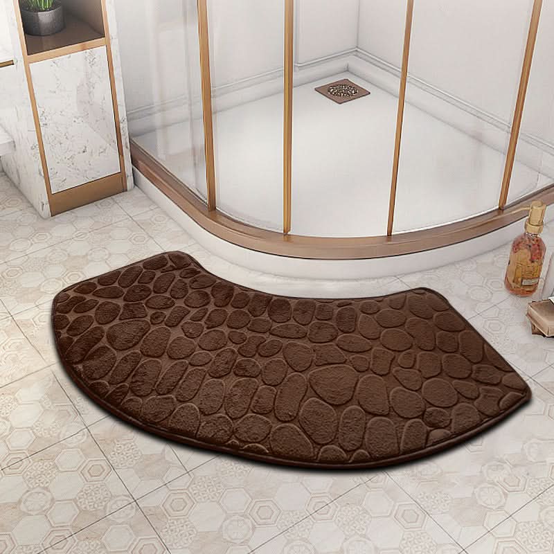 3D Quick-Dry Non-Slip Velvet Bath Mat in Soft Texture