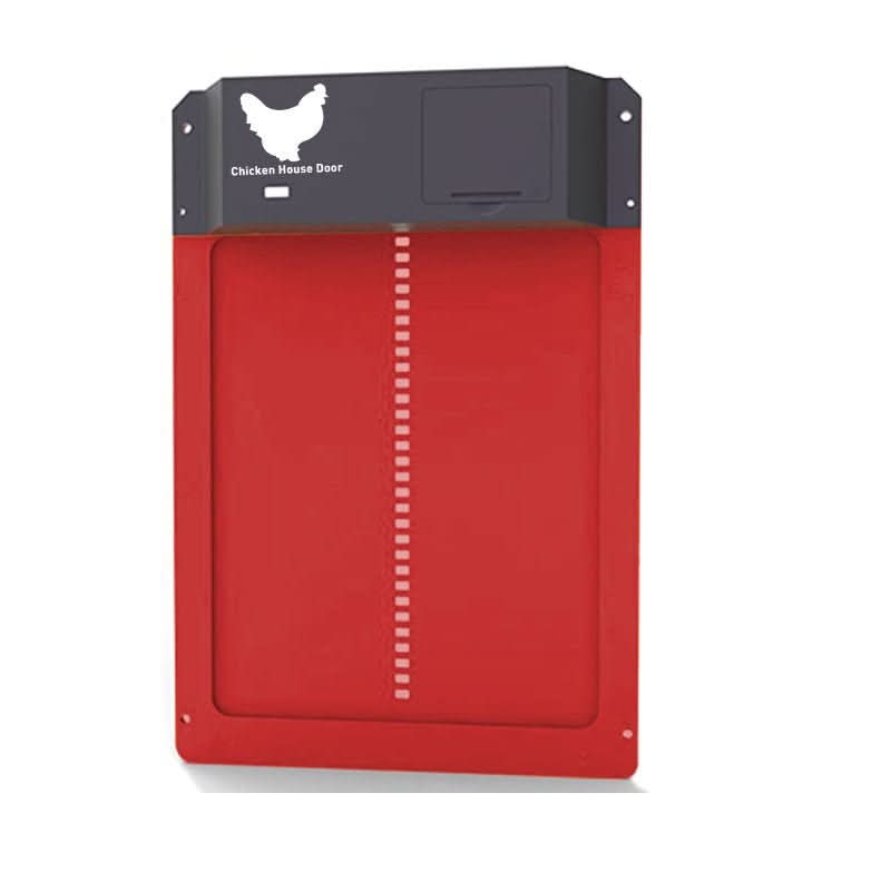 Smart Coop Guardian Door with Light Detection and Weather Shield
