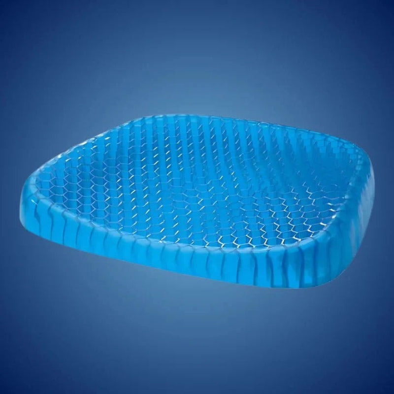 Portable Gel Comfort Cushion with Honeycomb Design