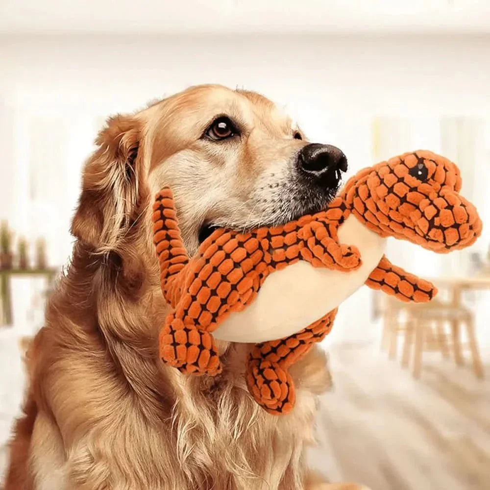 Unbreakable Dino-Style Chew Toy for Energetic Dogs
