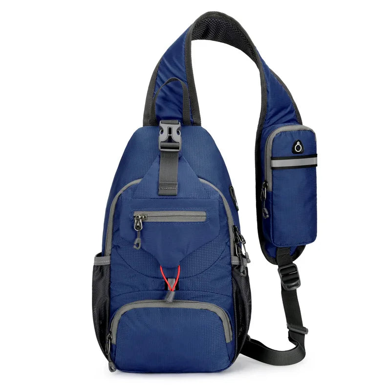 SafeGuard Waterproof Multi-Pocket Travel Shoulder Bag