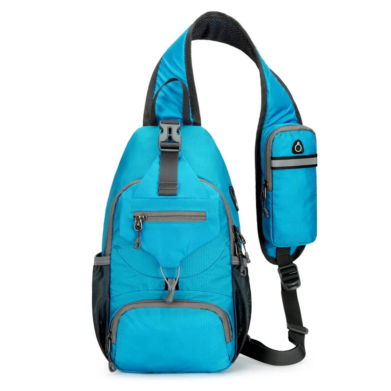 SafeGuard Waterproof Multi-Pocket Travel Shoulder Bag