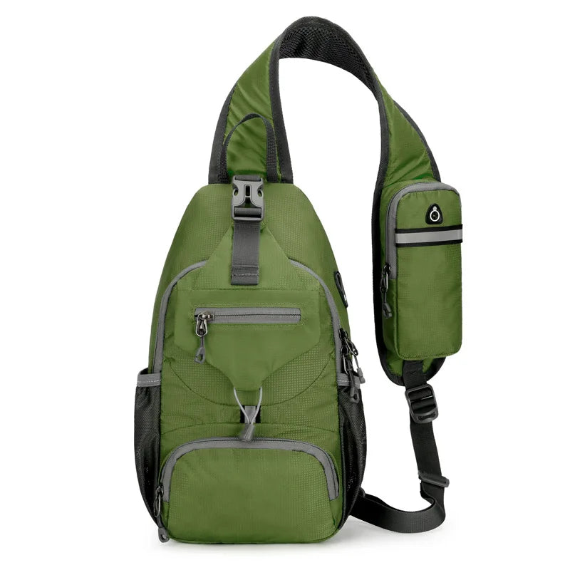 SafeGuard Waterproof Multi-Pocket Travel Shoulder Bag