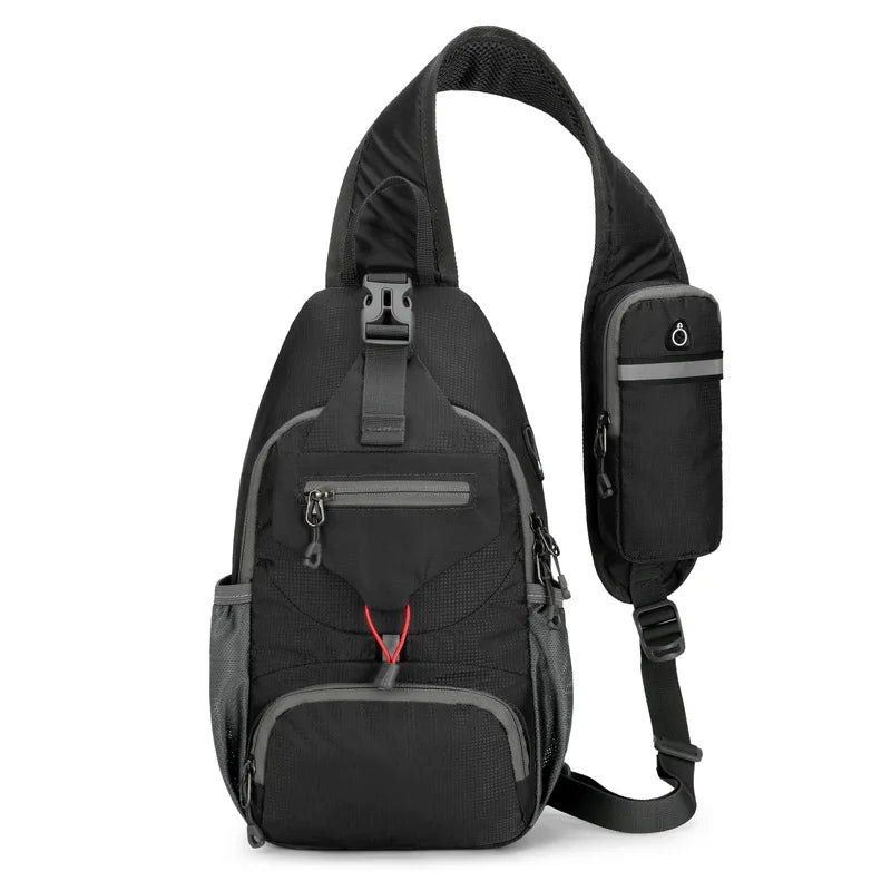 SafeGuard Waterproof Multi-Pocket Travel Shoulder Bag