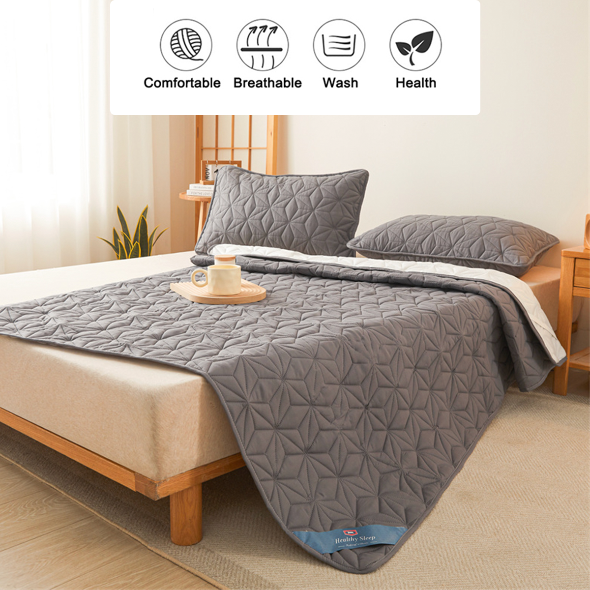 Waterproof Mattress Protector with Elastic Band Fit