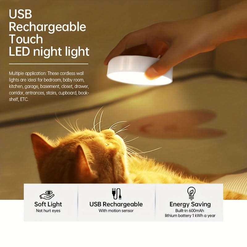 LED Night Light with Motion Sensor for Easy Nighttime Illumination