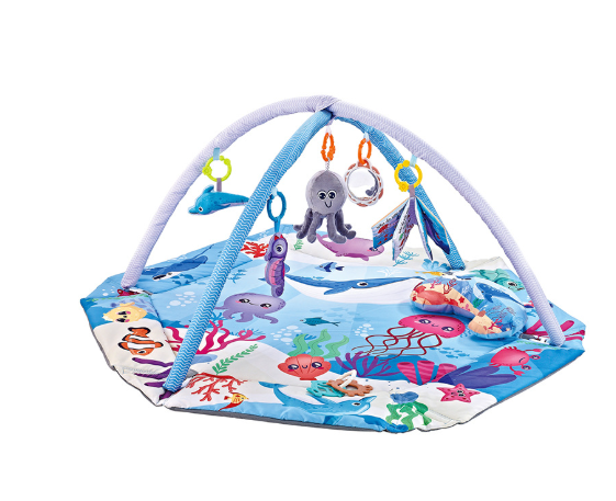 PlayNest 8-in-1 Baby Activity Mat for Learning and Fun