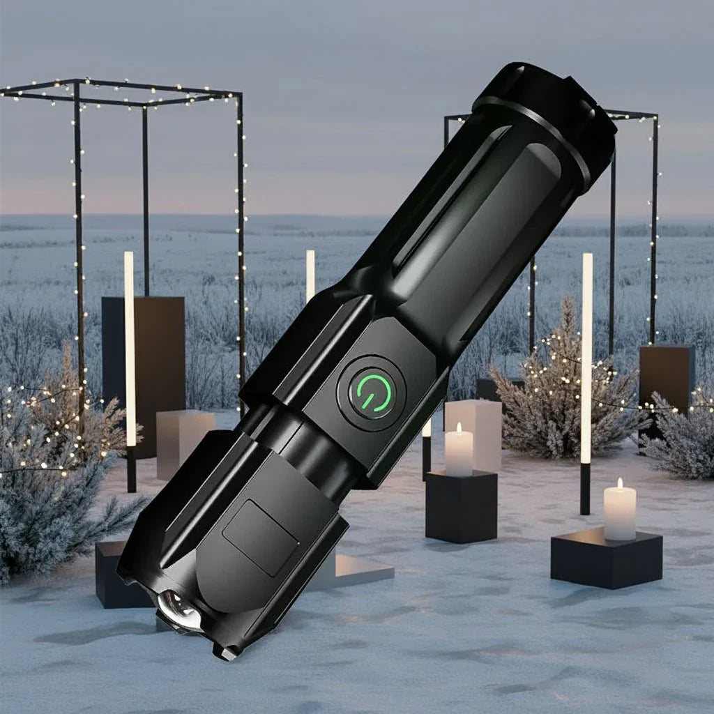 Ultra-Bright LED Lantern with 100,000 Lumens & USB Rechargeable