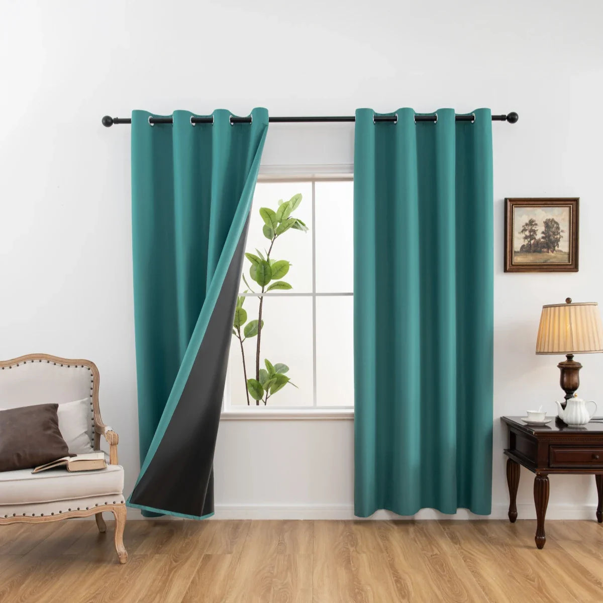 SLEEPWELL - Complete Blackout Curtains with Insulated Design for Any Room