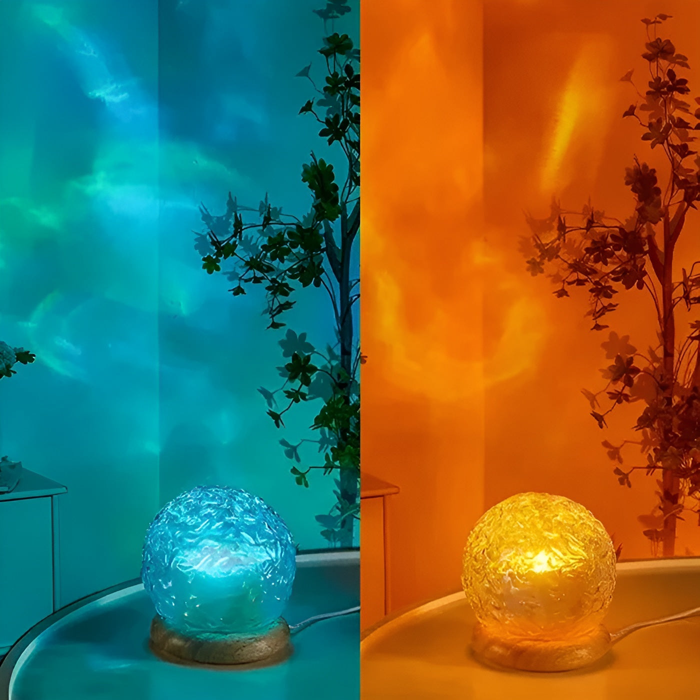 CalmWave Light Projector – Tranquil Illumination for Any Space