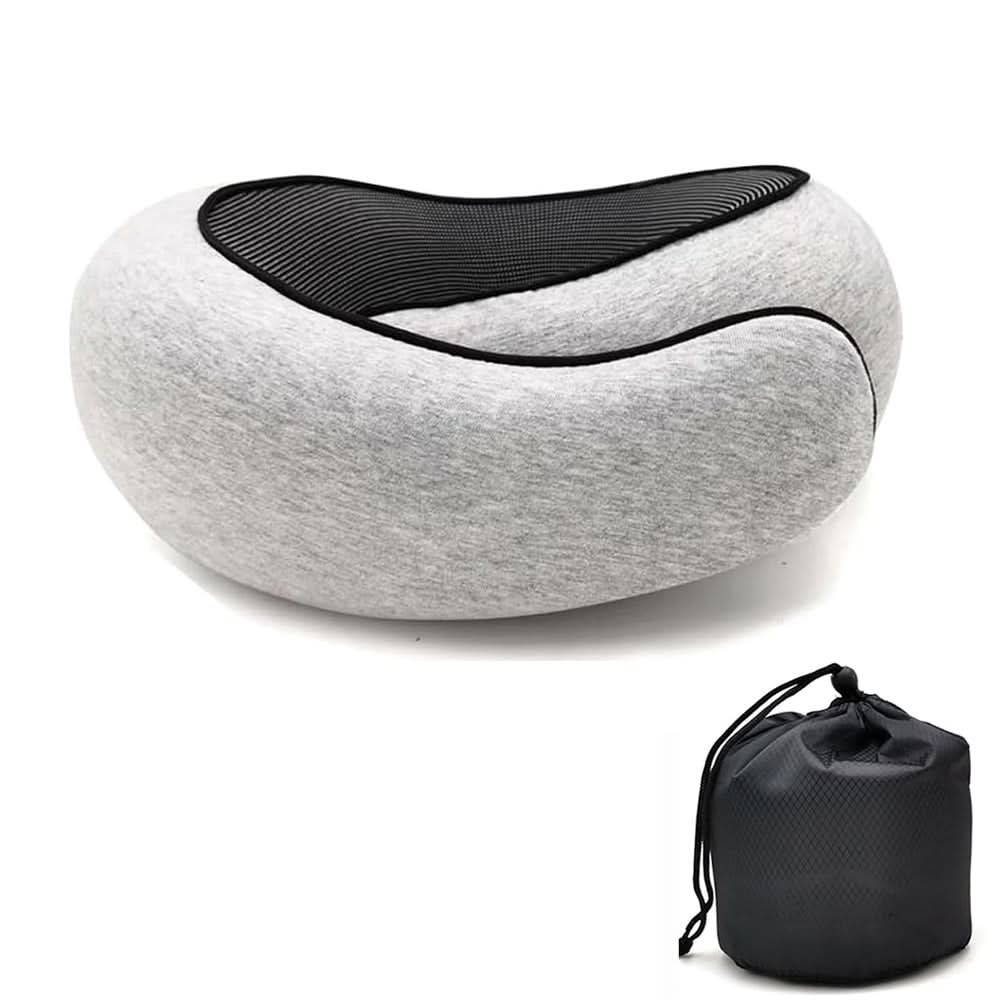 Adjustable Comfort Neck Pillow with Memory Foam Support