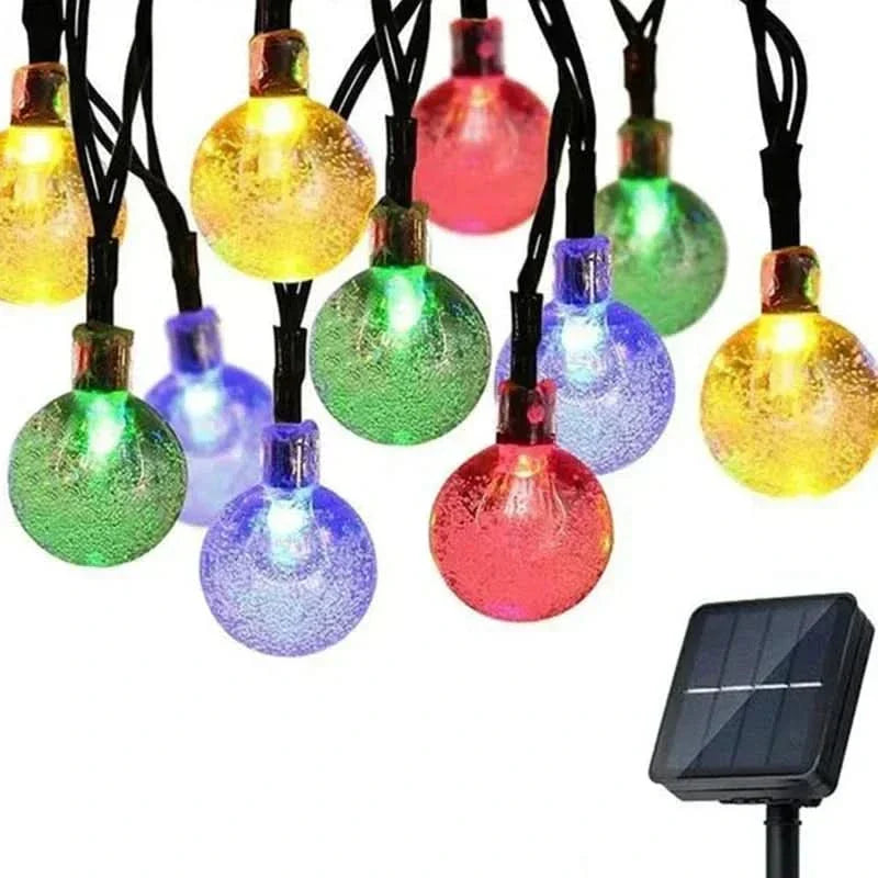 Garden and Patio Crystal String Lights for Celebrations