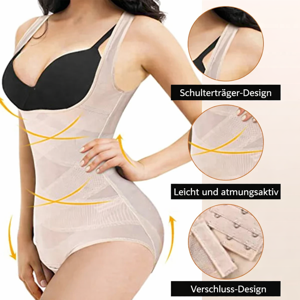 Seamless Shapewear with Tummy Control and Figure-Enhancing Effect
