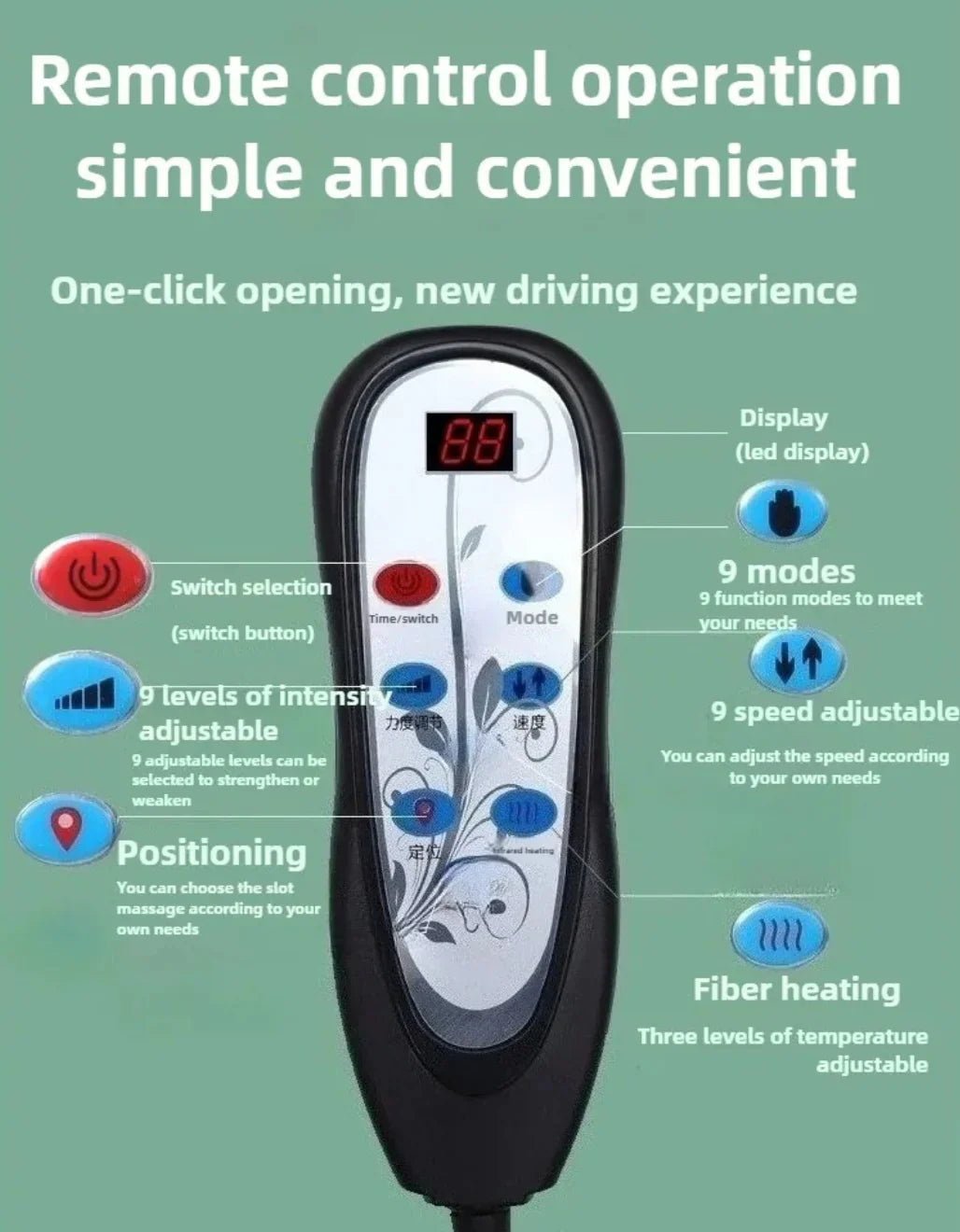 Ultimate Comfort Full Body Massage Chair with Heat and Custom Settings