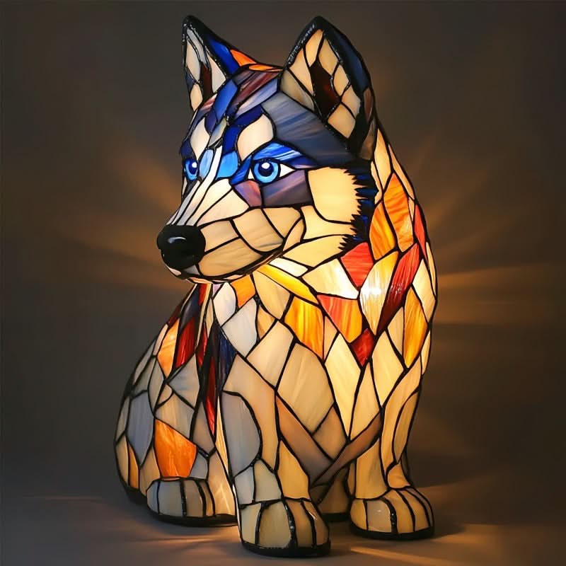 PawGlow - Charming LED Night Lamp Featuring Adorable Dog Sculptures