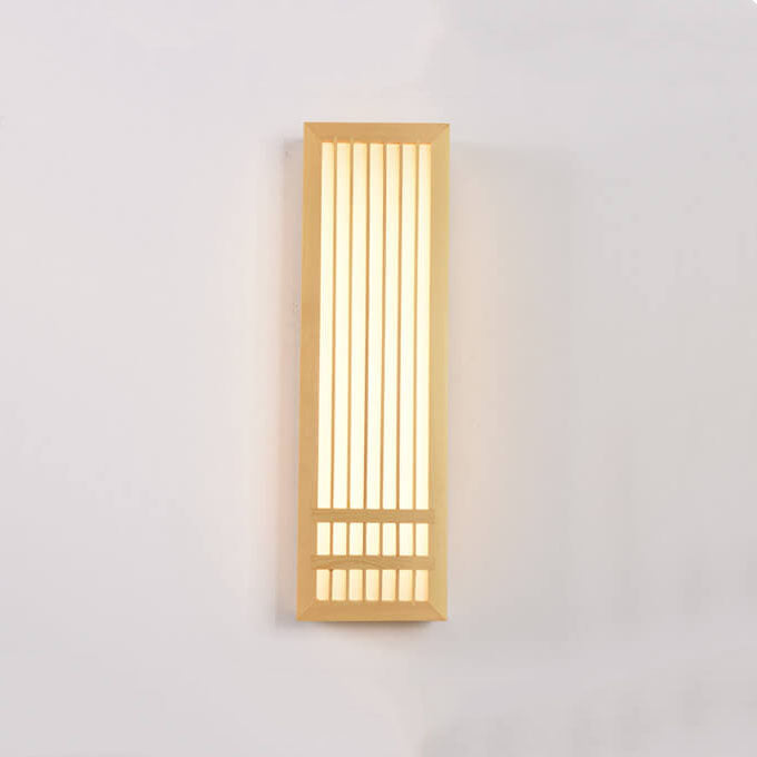SerenityGlow Wooden LED Wall Lamp for Inviting Atmosphere