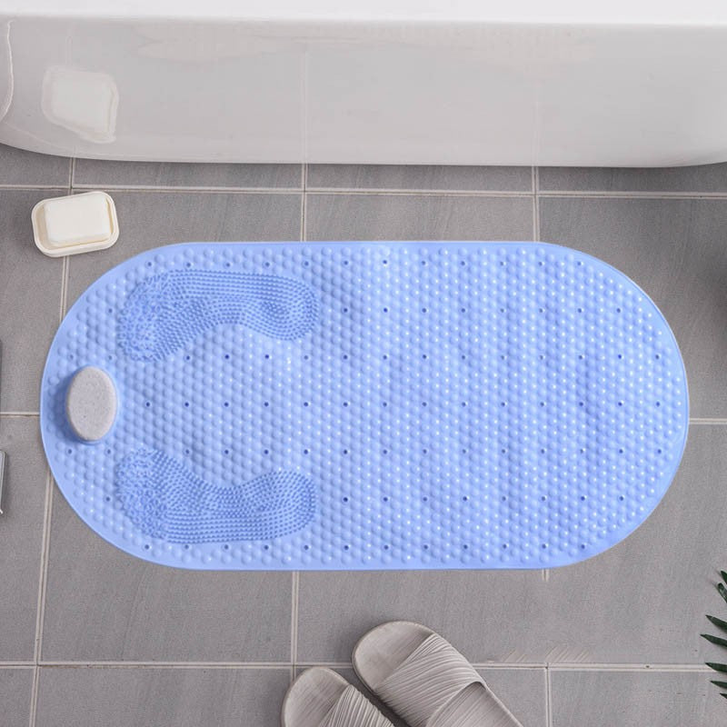 Textured Non-Slip Shower Mat with Suction Cups - 40 x 80 cm