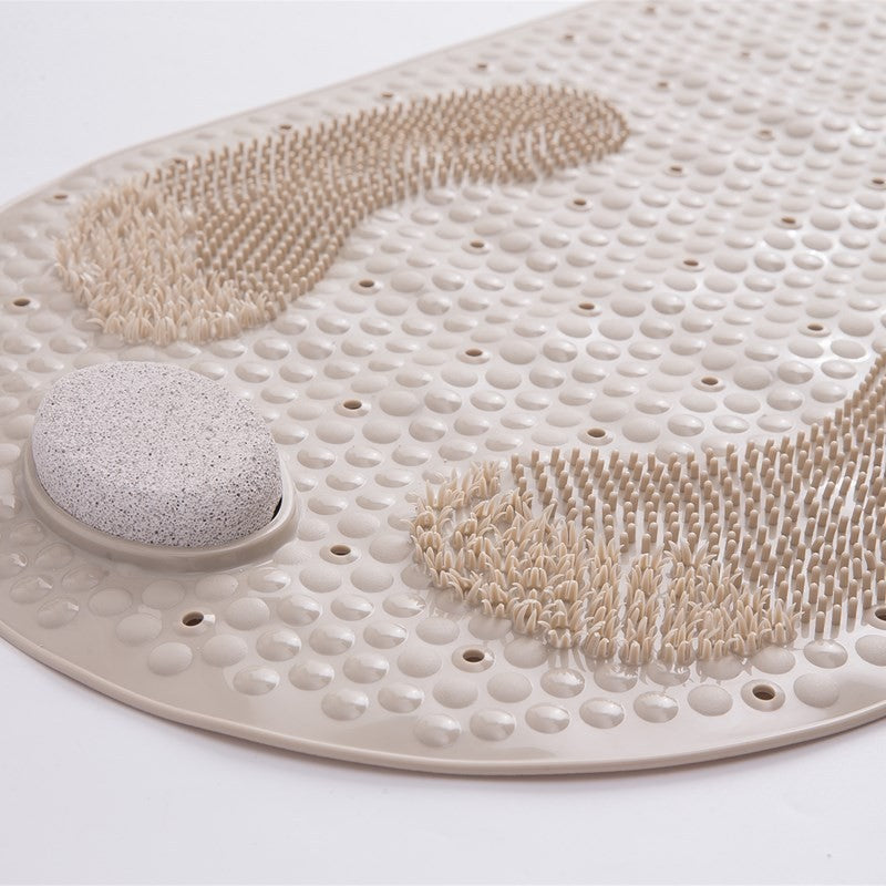 Textured Non-Slip Shower Mat with Suction Cups - 40 x 80 cm