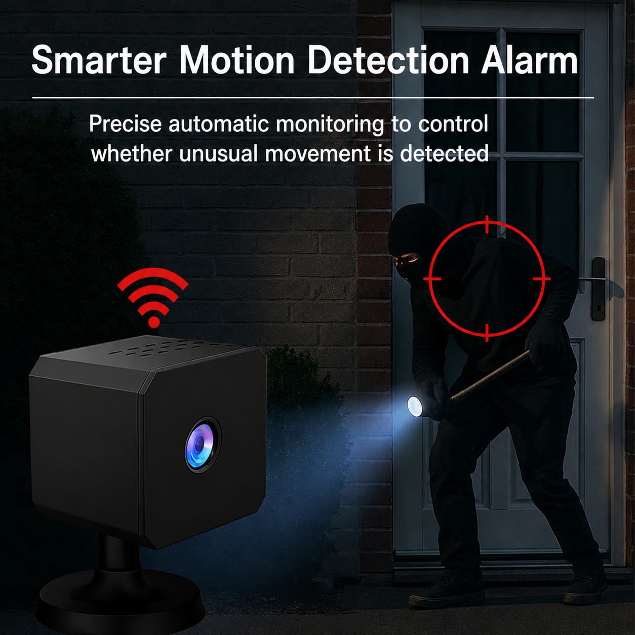 4K Wireless Security Camera with Night Vision and Infrared
