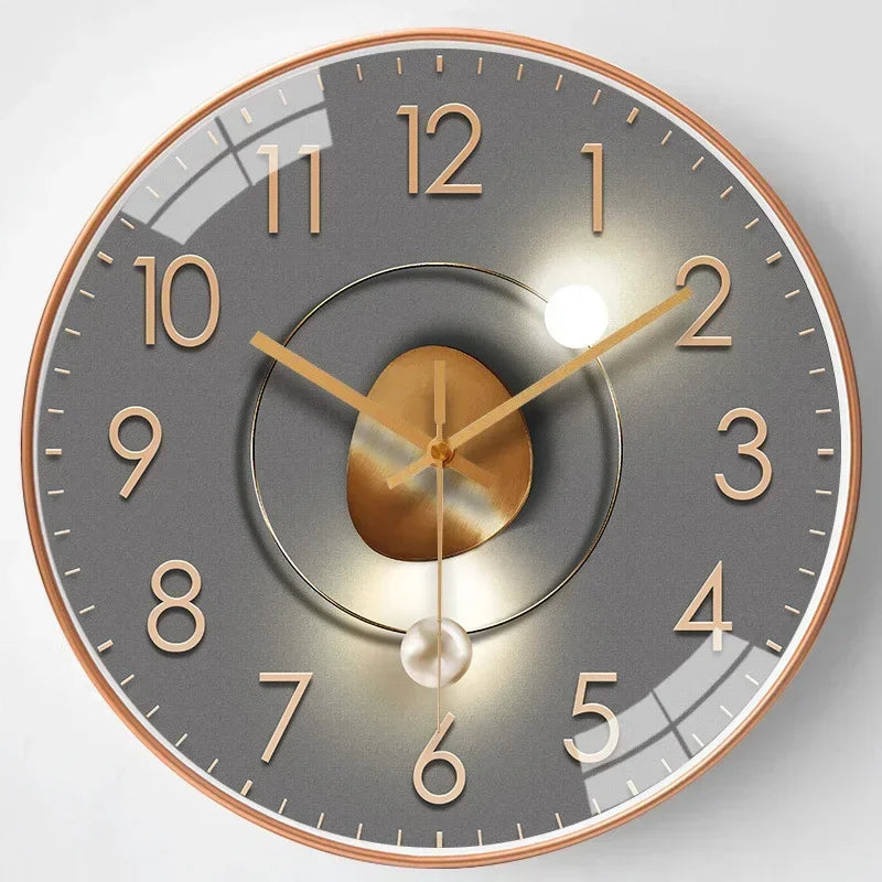 Whispering Elegance: Non-Ticking Wall Clock for Tranquil Spaces