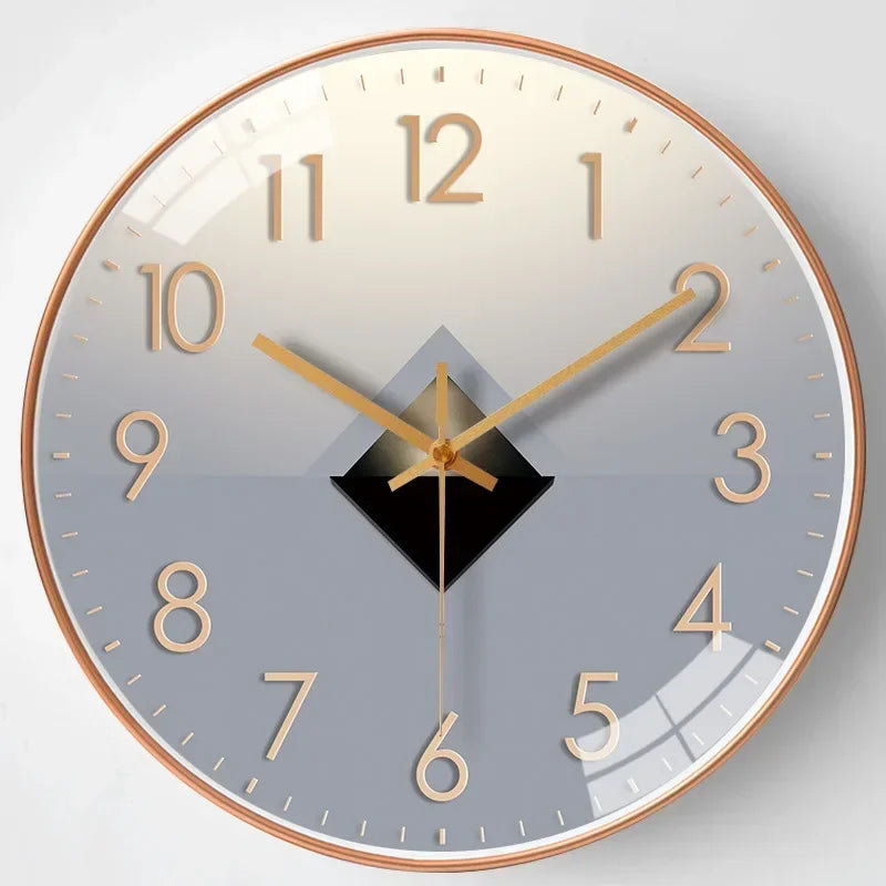 Whispering Elegance: Non-Ticking Wall Clock for Tranquil Spaces