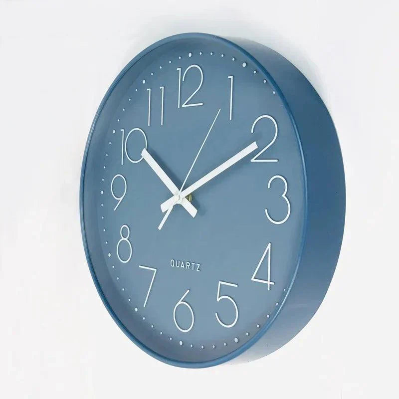 Contemporary 30cm Silent Wall Clock for Tranquil Living