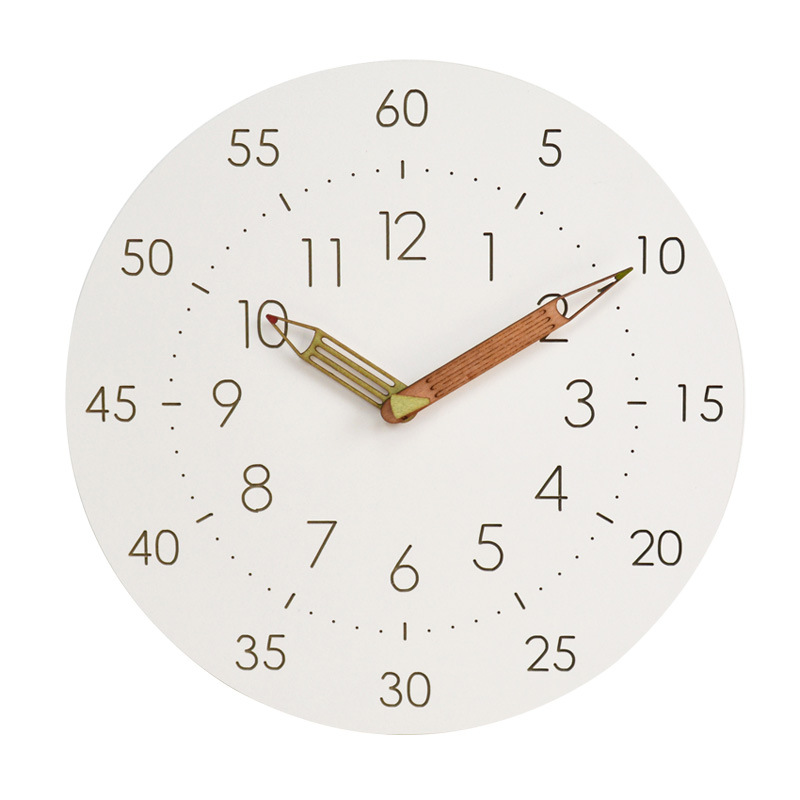 Colorful Kid's Wall Clock – Peaceful Timekeeping for Playrooms