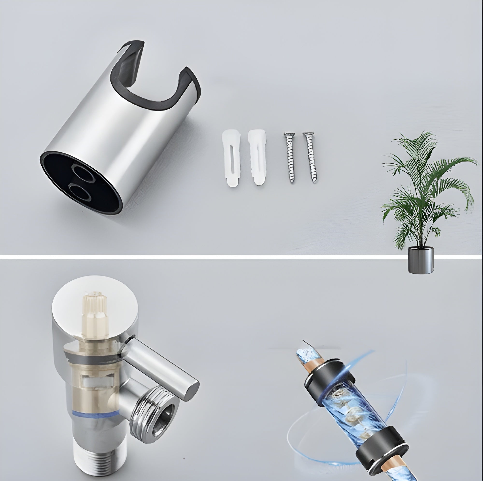 EcoSmart Stainless Steel Handheld Bidet Shower for Ultimate Clean