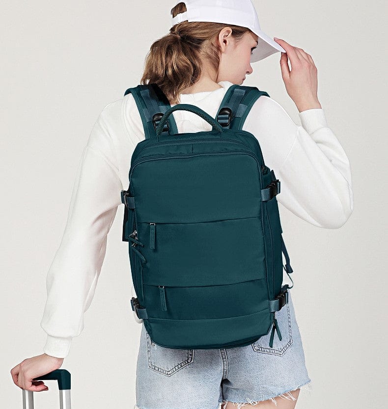 TravelEase Airline-Compatible Laptop Backpack 40x20x25