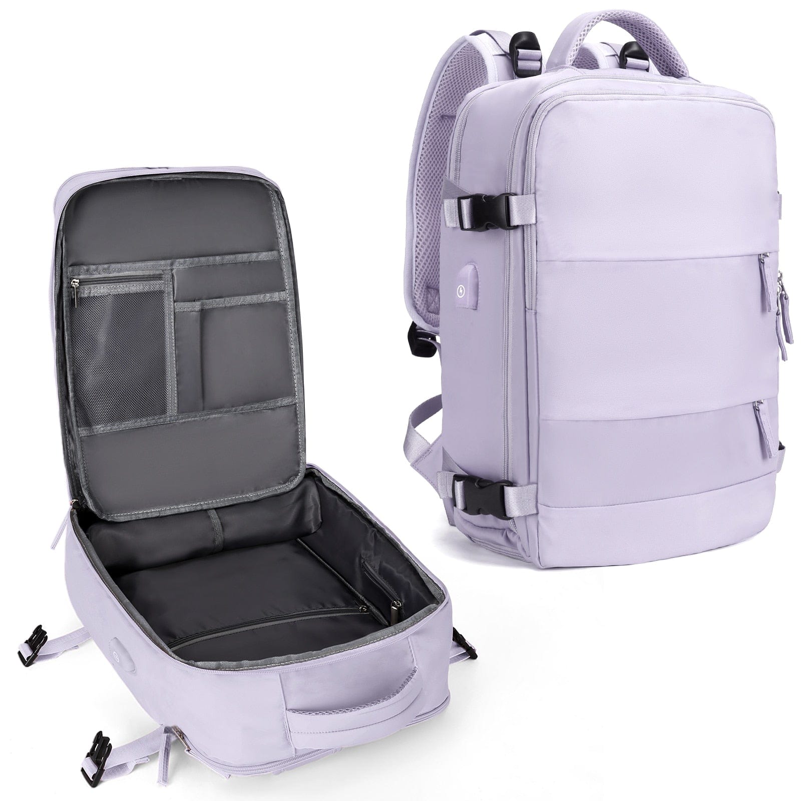 TravelEase Airline-Compatible Laptop Backpack 40x20x25
