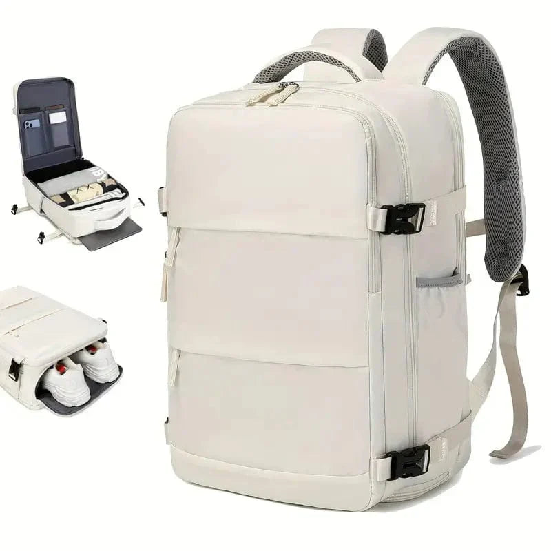 TravelEase Airline-Compatible Laptop Backpack 40x20x25