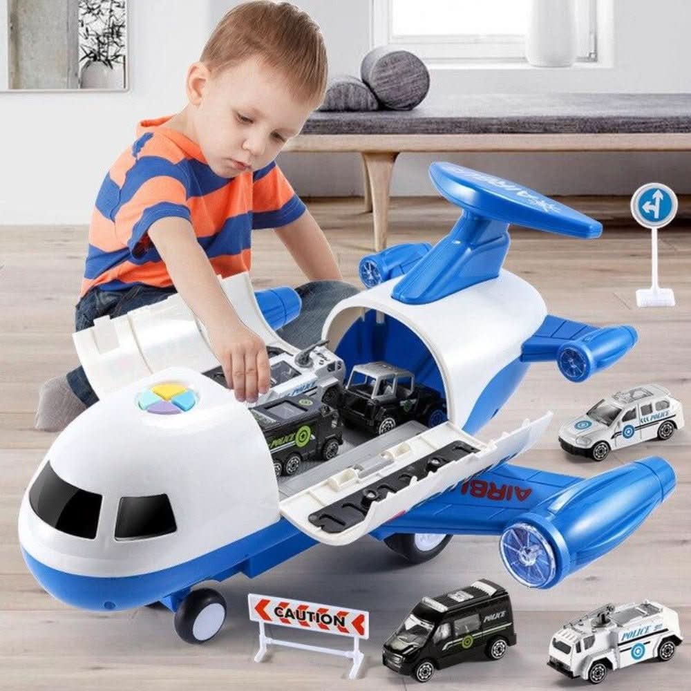 Skyward Journey Play Set with Aircraft & Vehicles for Young Explorers