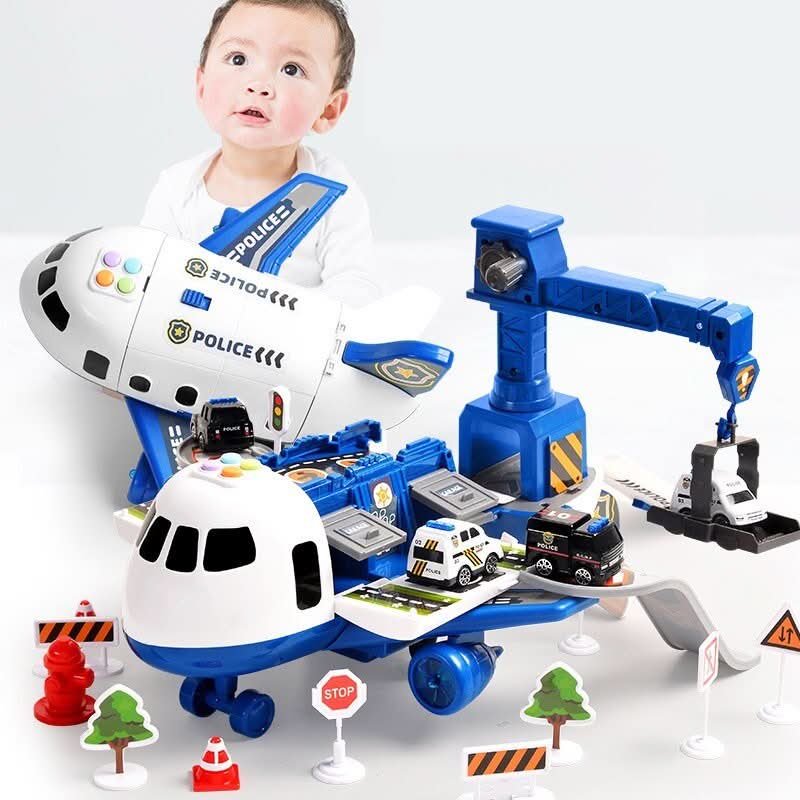 Skyward Journey Play Set with Aircraft & Vehicles for Young Explorers