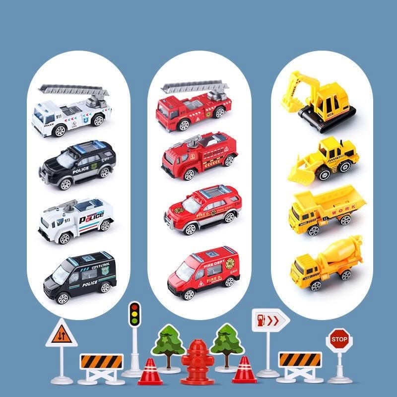 Skyward Journey Play Set with Aircraft & Vehicles for Young Explorers