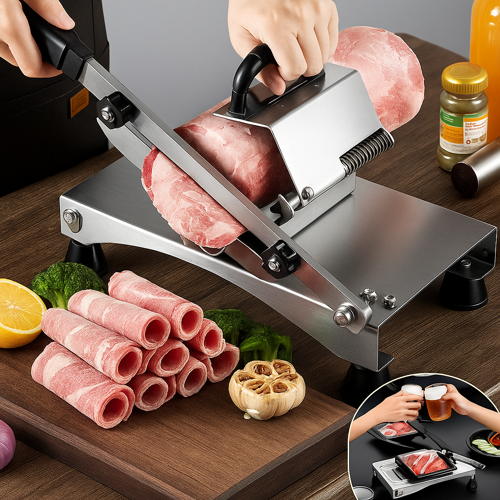 PrecisionChef Stainless Steel Food Slicer with Adjustable Settings