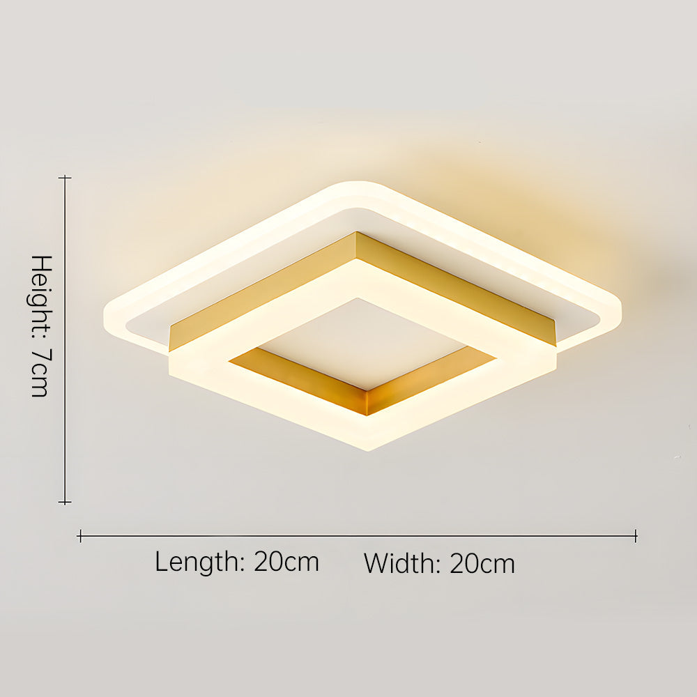 Compact Modern LED Ceiling Light for Cozy Spaces