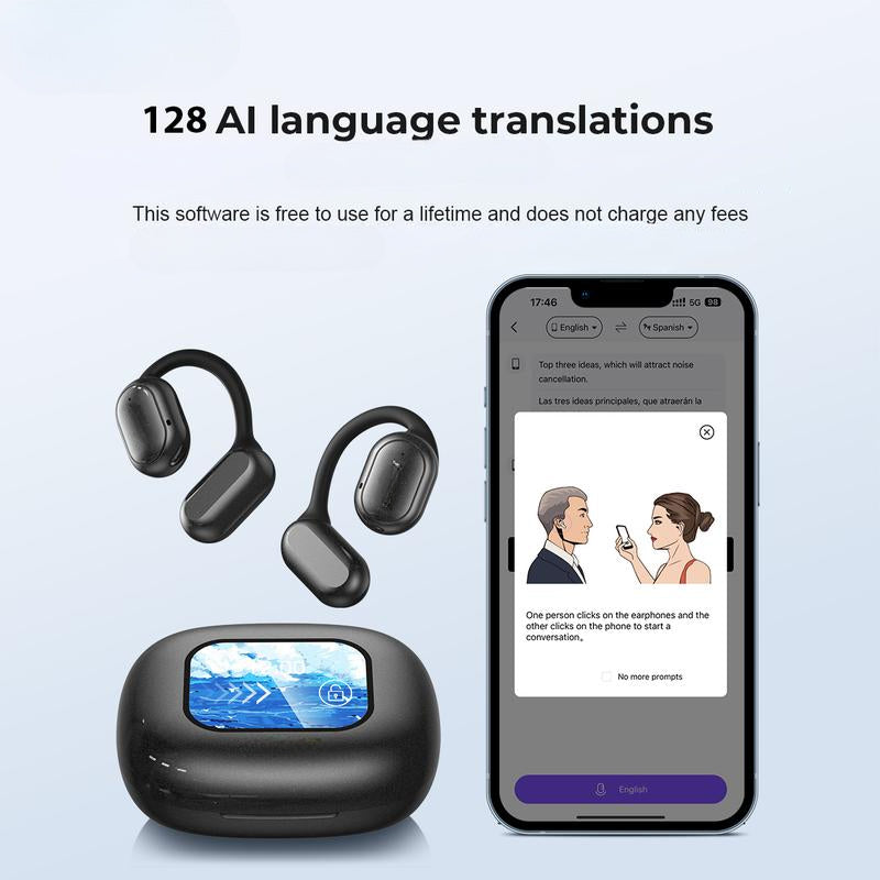 LinguaLink Bluetooth Translator Earbuds - Instant Language Access