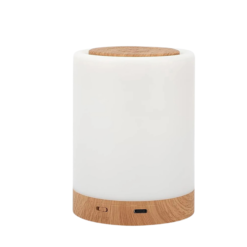 Compact Rechargeable LED Night Lamp with Adjustable Brightness