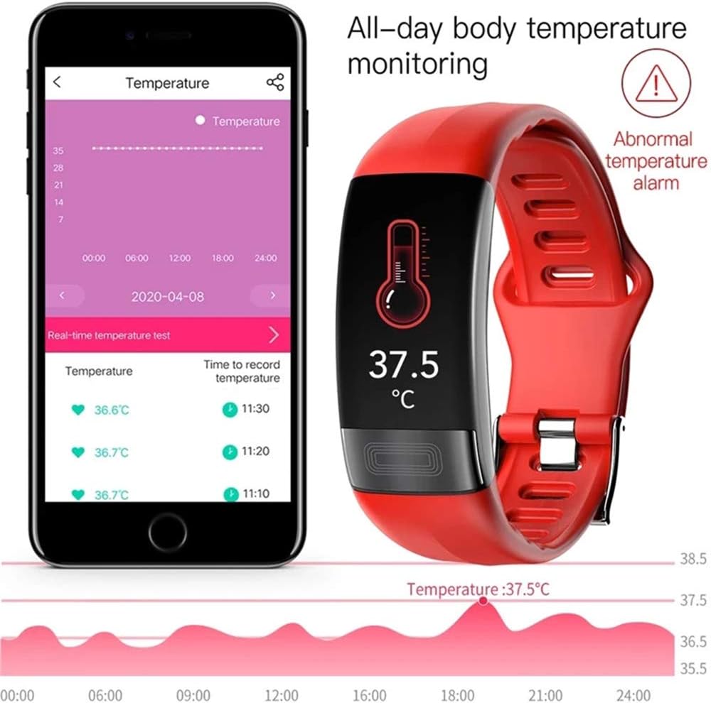 Smartwatch with Blood Pressure and EKG Monitoring, Heart Rate Tracking