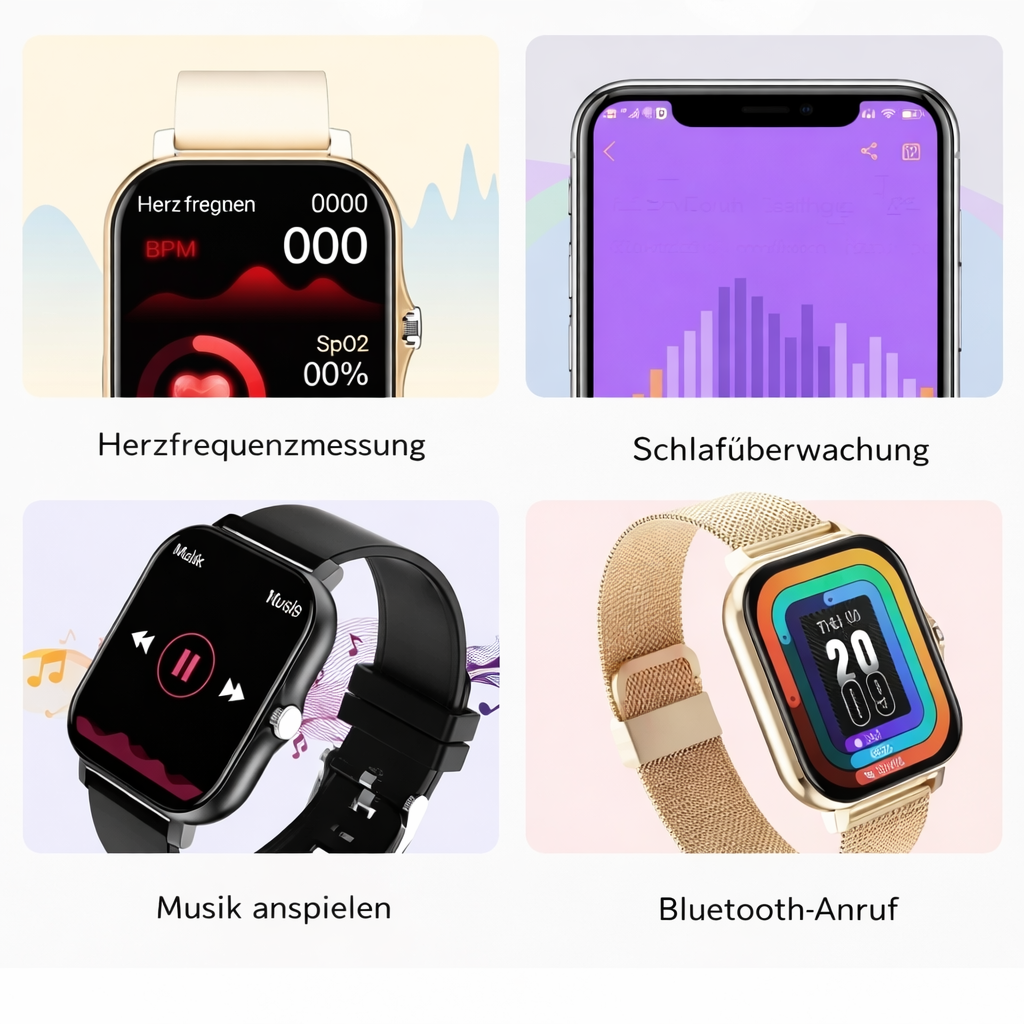 Health Monitoring Smartwatch with Long Battery Life