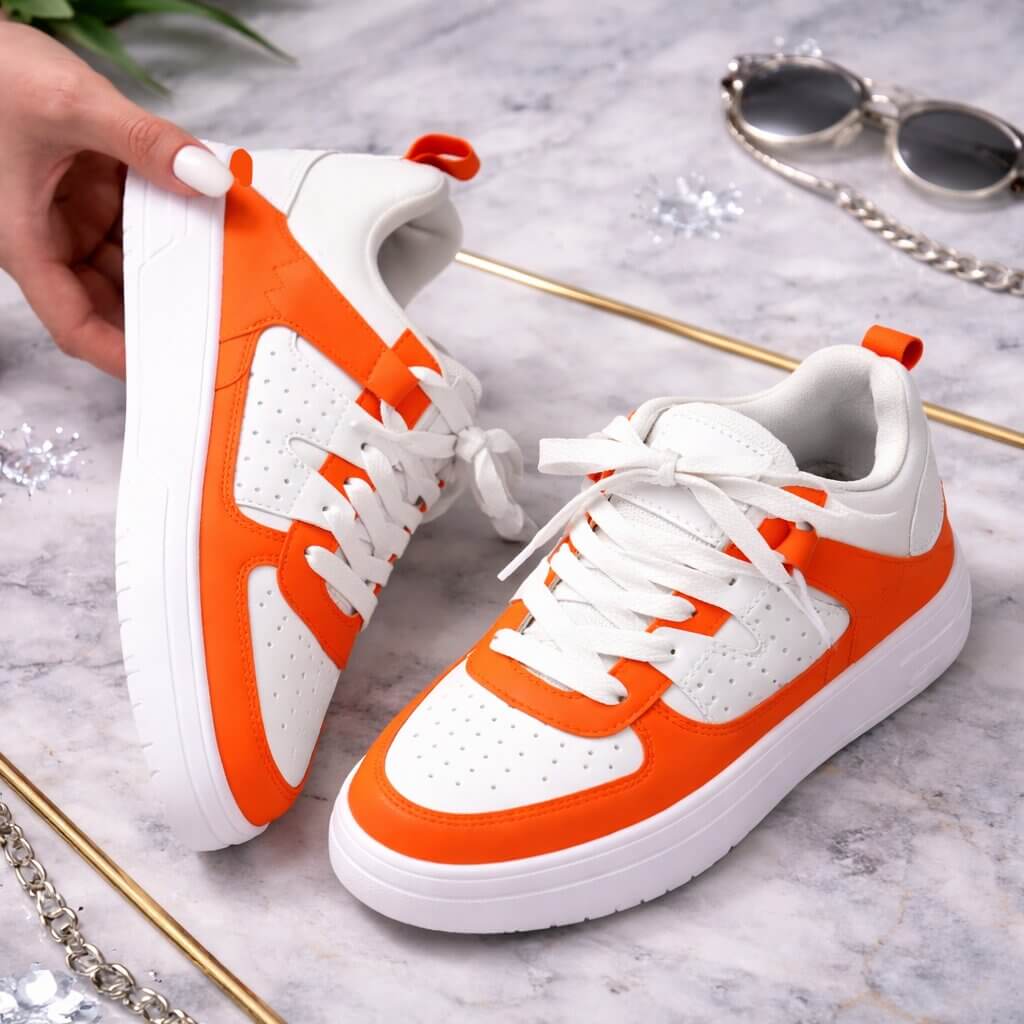 Breathable Upper Sneakers with Cushioned Insole for Comfort