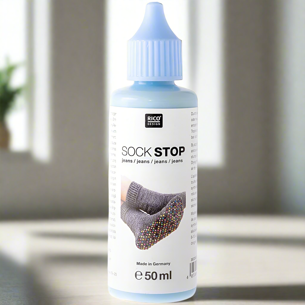 Socks Adhesive | Non-Slip Grip for Safe Steps | Washable Fabric Coating for DIY Socks
