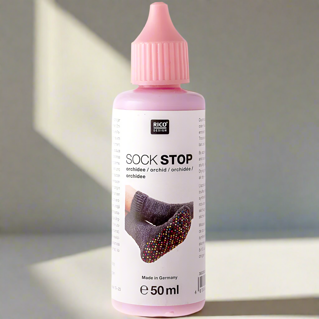 Socks Adhesive | Non-Slip Grip for Safe Steps | Washable Fabric Coating for DIY Socks