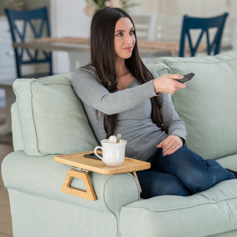 Couch Companion Adjustable Arm Table for Drinks and More