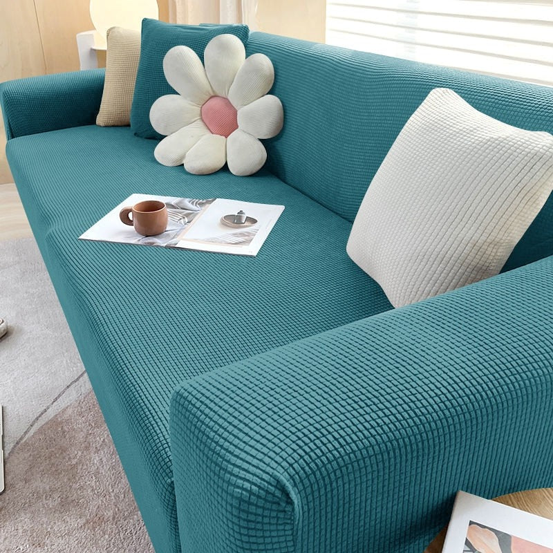 Versatile Elastic Sofa Protector – Washable Furniture Shield
