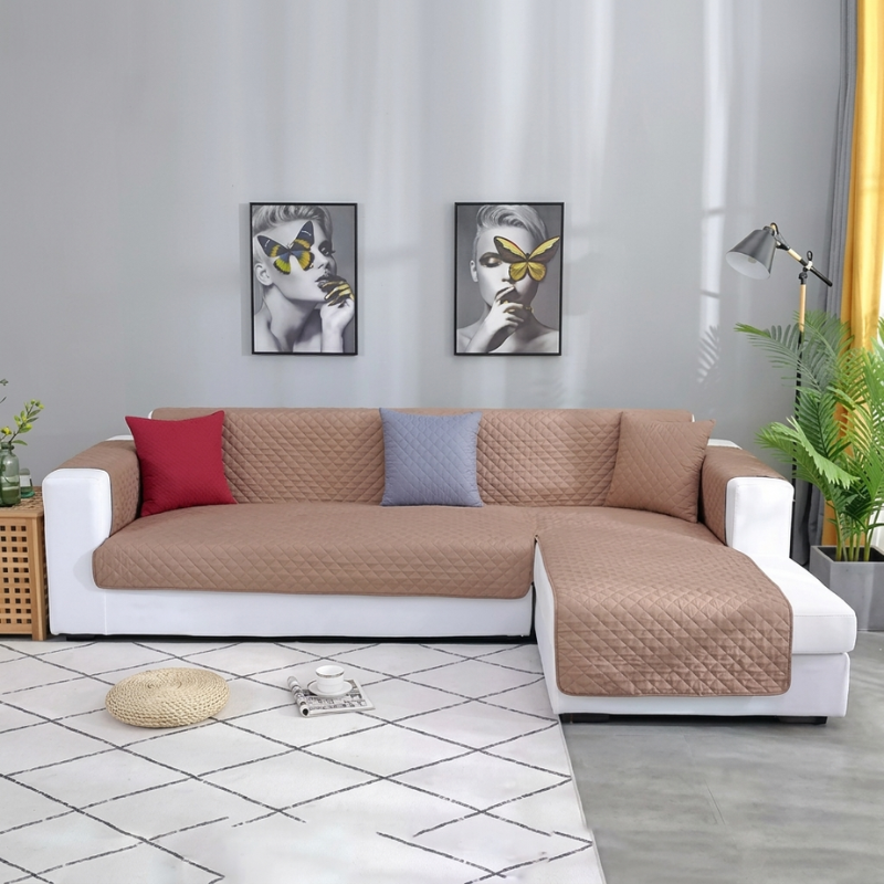 Waterproof Sofa Shield with Non-Slip Backing for Pets
