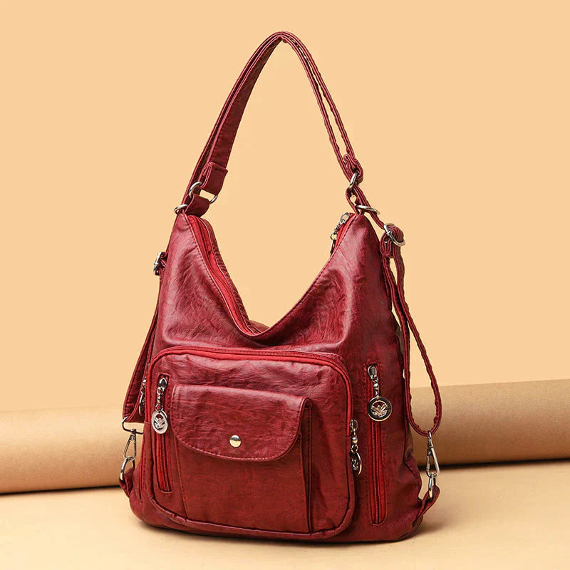 Stylish Multi-Functional Leather Tote Bag for Everyday Use