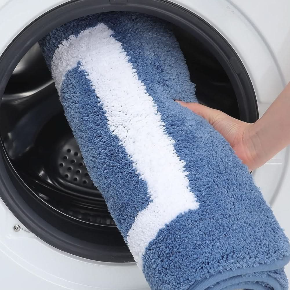 Non-Slip Bathroom Rug - Soft Microfiber Bath Mat for Comfort and Safety