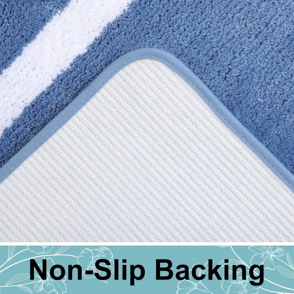 Non-Slip Bathroom Rug - Soft Microfiber Bath Mat for Comfort and Safety